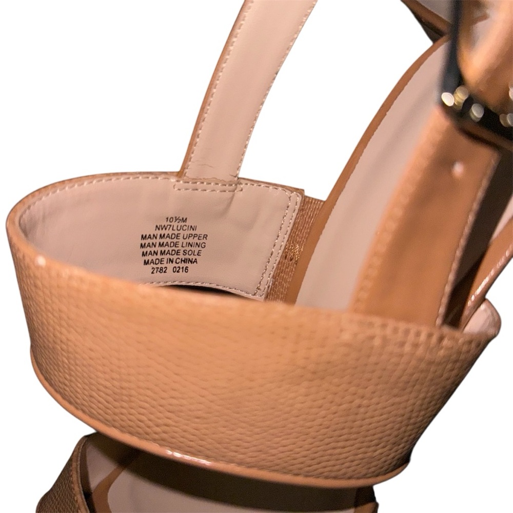Nine West Beige Women's Wedges - Picture 8 of 8
